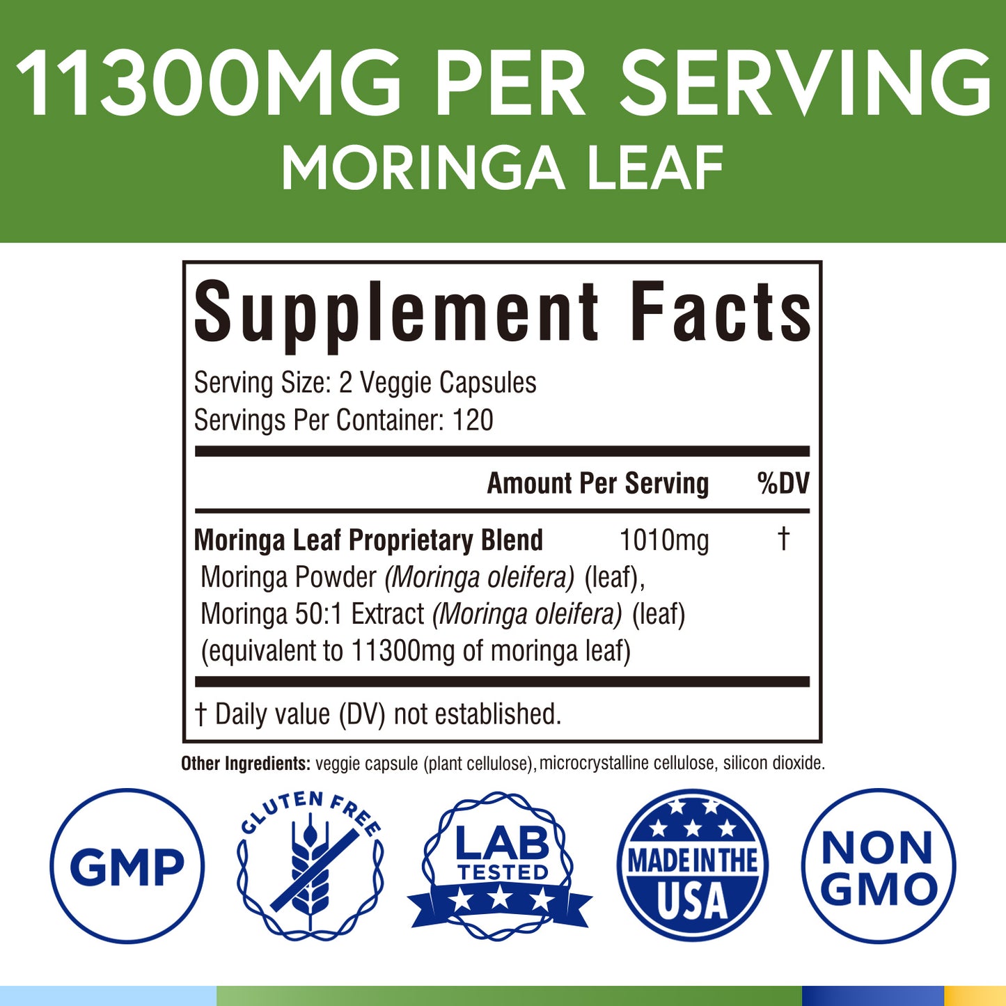 Moringa 11000mg 240 Capsules