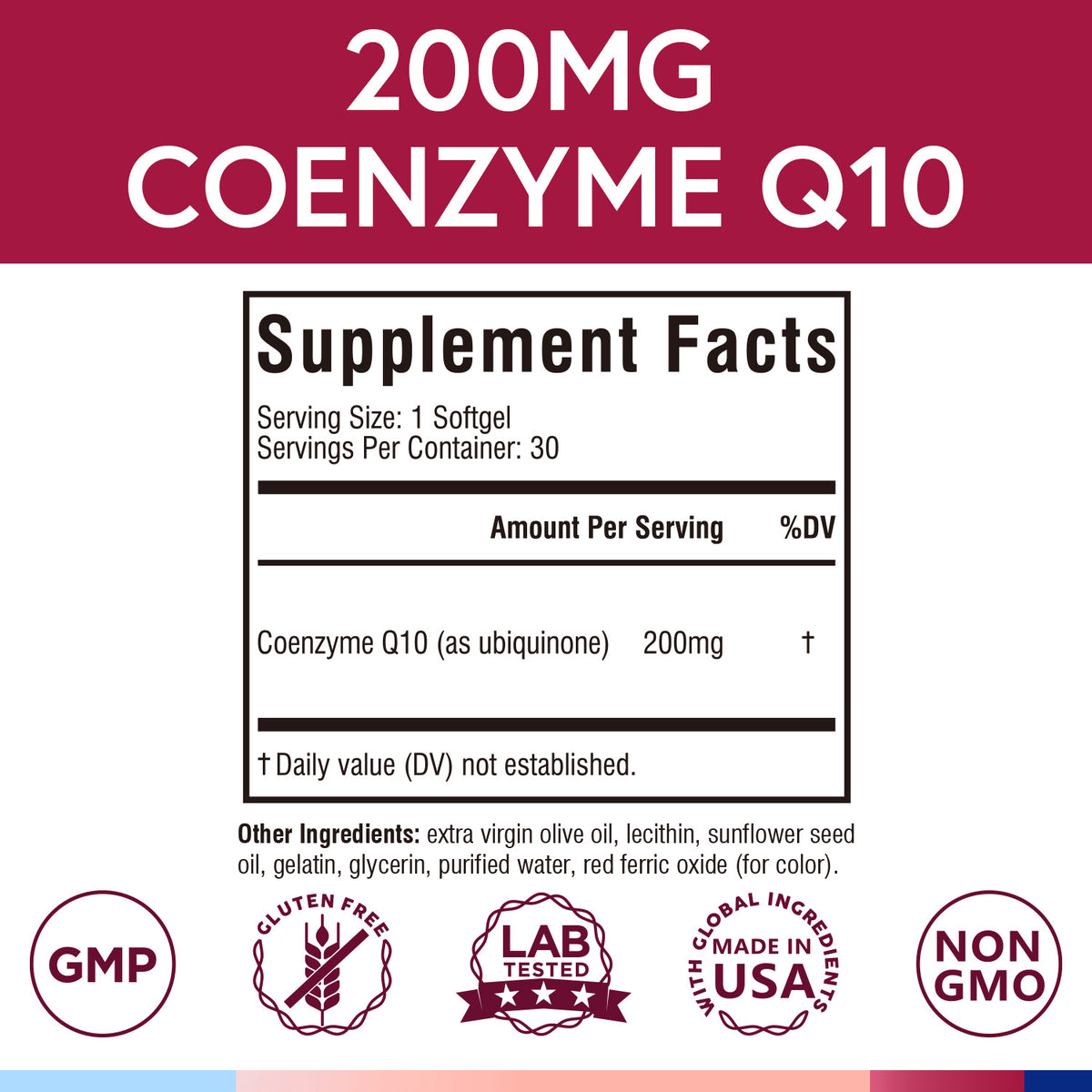 CoQ10 200 mg Softgel