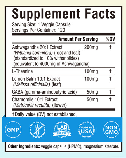 5-In-1 Ashwagandha Complex for Stress