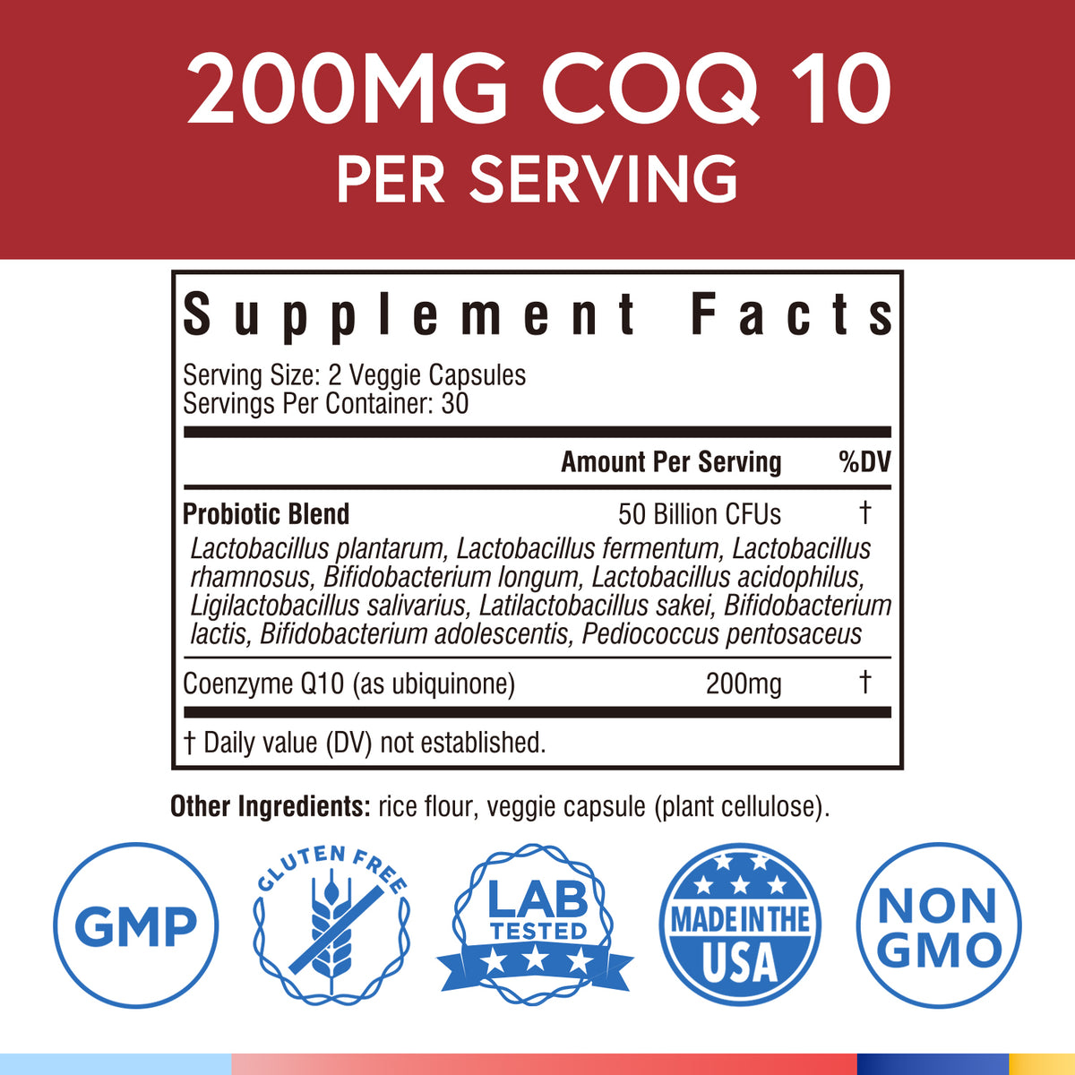 CoQ10 with Probiotics
