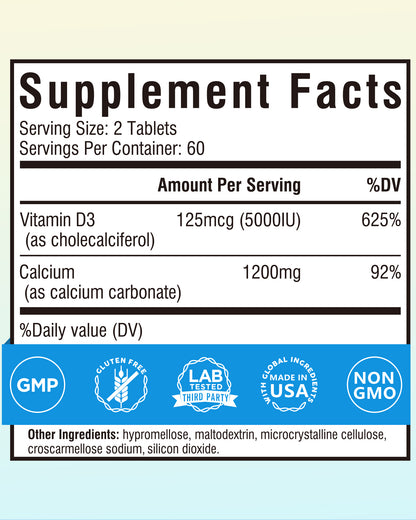 Calcium 1200mg with Vitamin D3