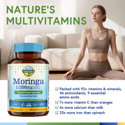 Moringa 11000mg 120 Capsules