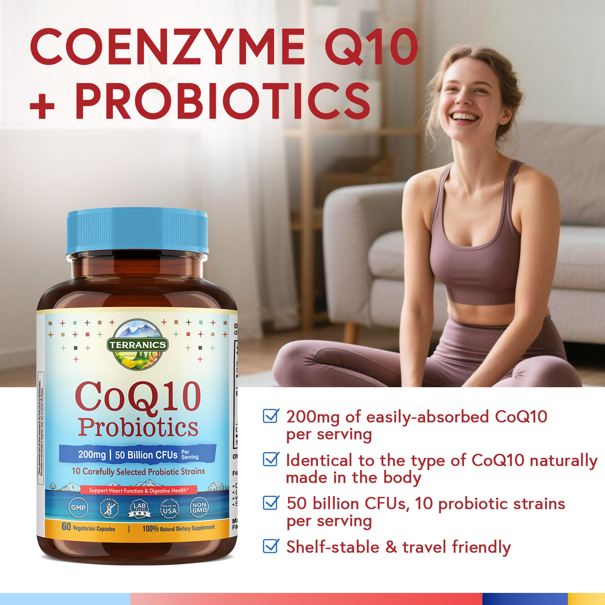CoQ10 with Probiotics